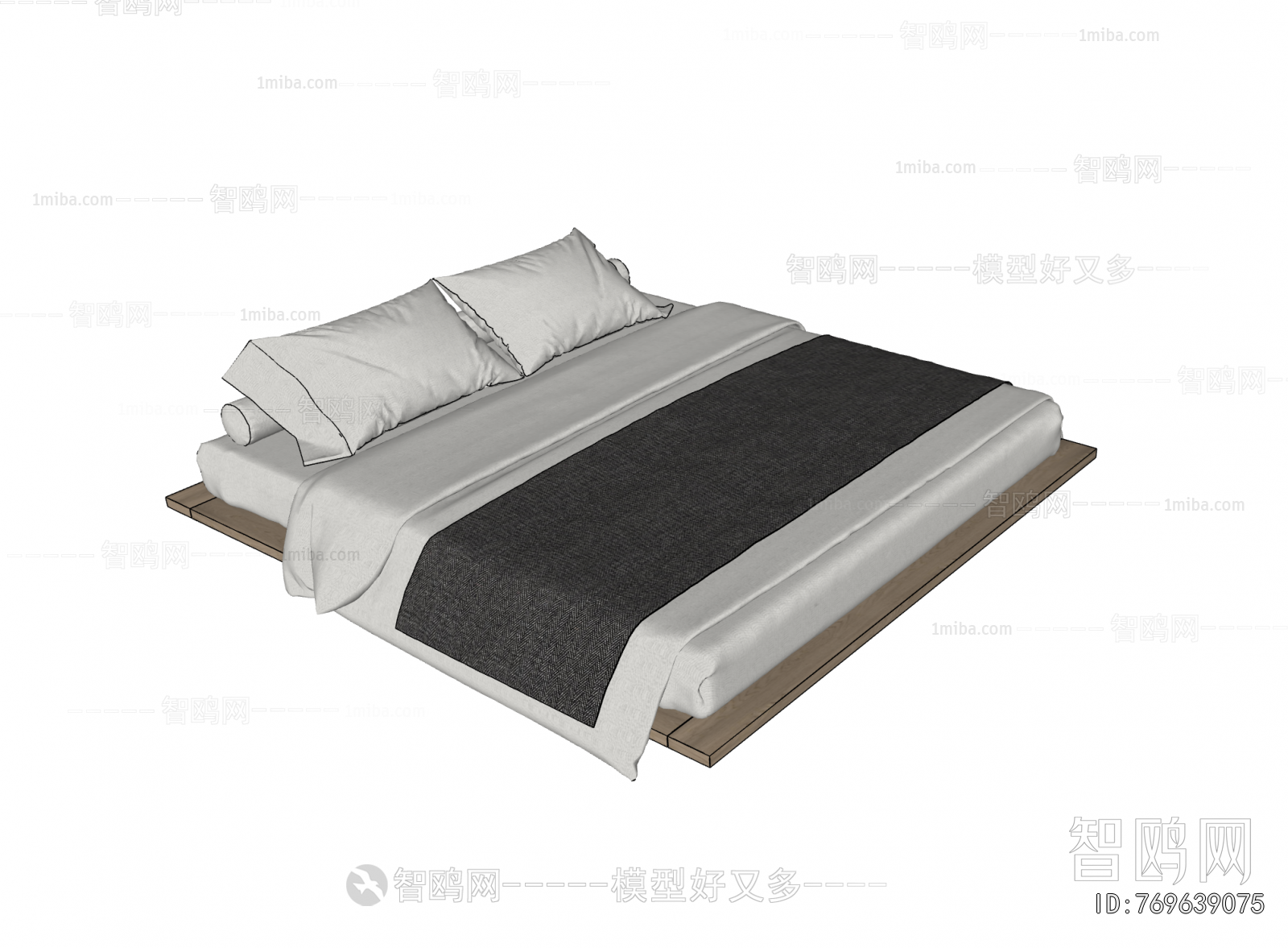 Japanese Style Double Bed