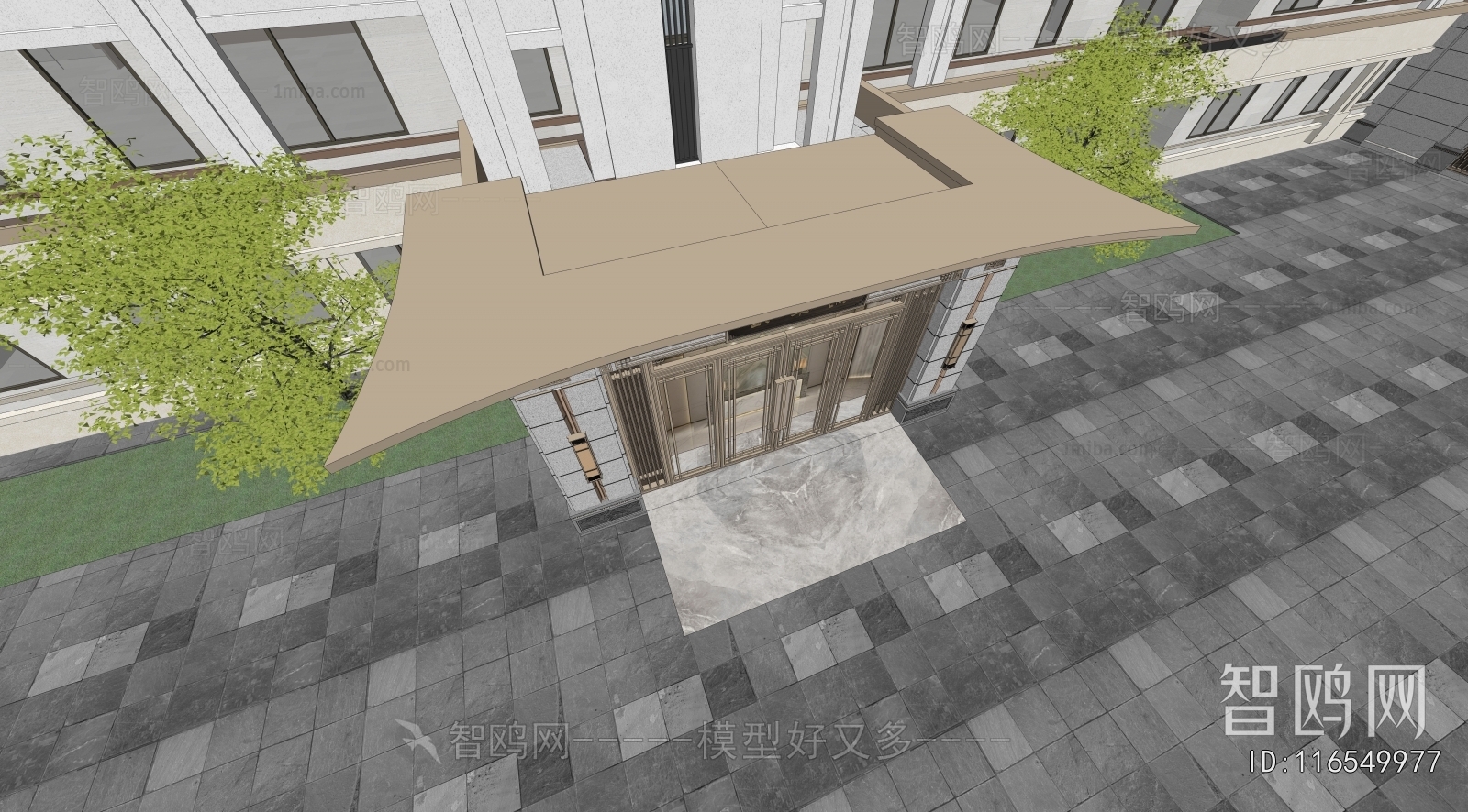 New Chinese Style Facade Element