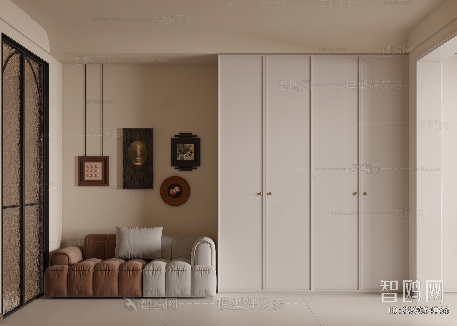 Modern Clothes Storage Area