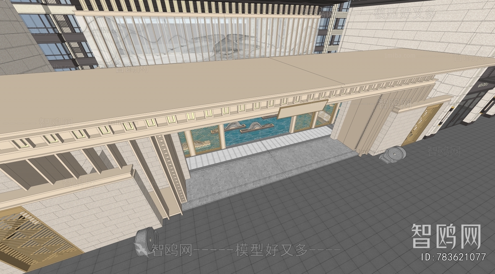 New Chinese Style Facade Element