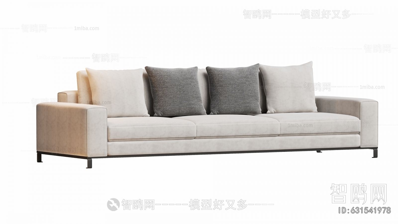 Modern Three-seat Sofa