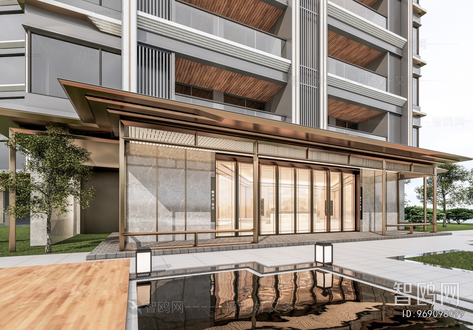 New Chinese Style Facade Element