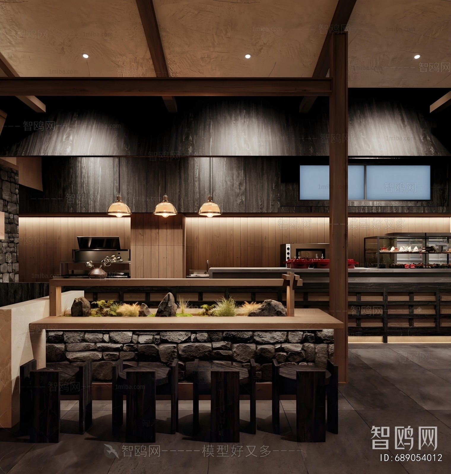 Wabi-sabi Style Restaurant