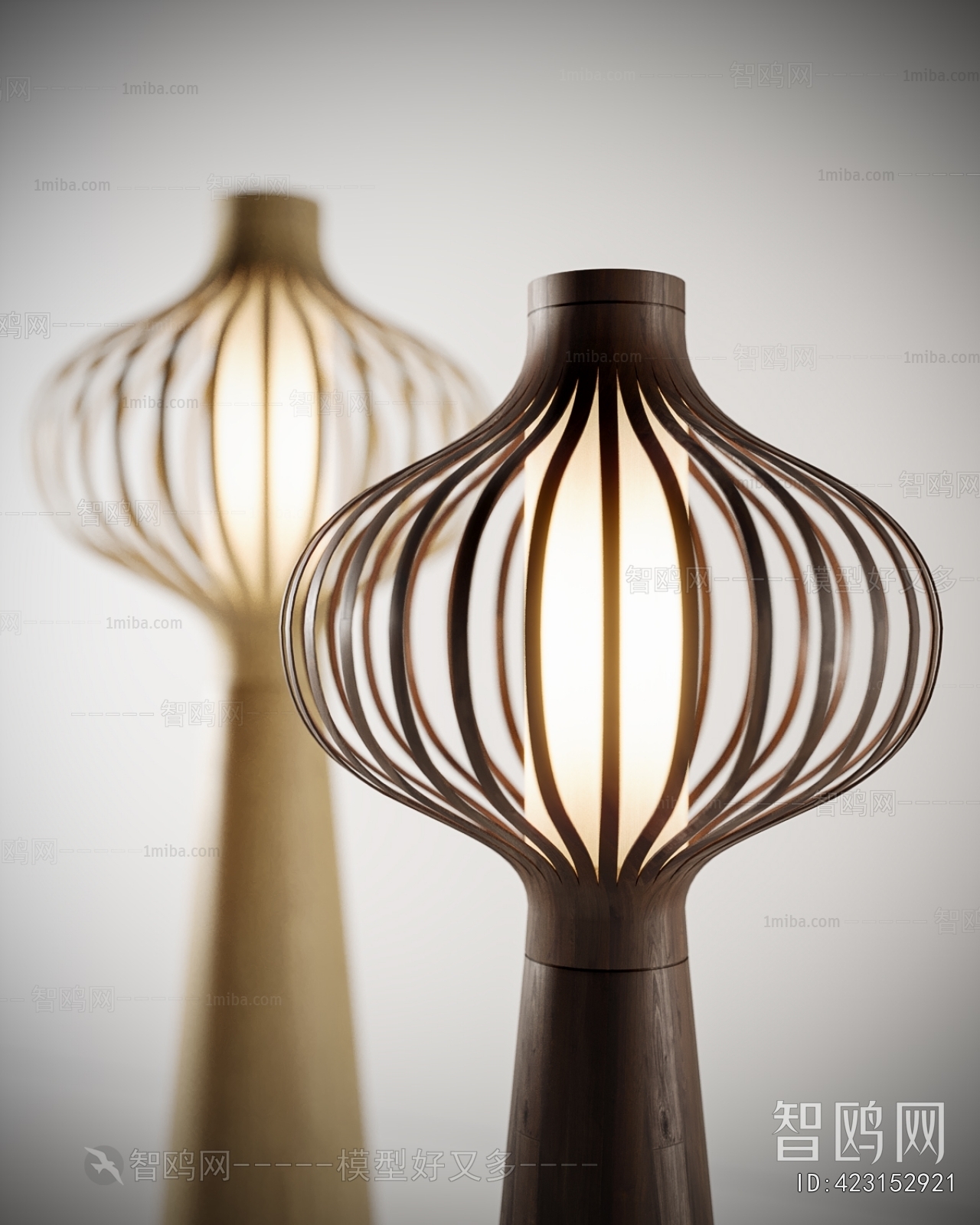 New Chinese Style Floor Lamp