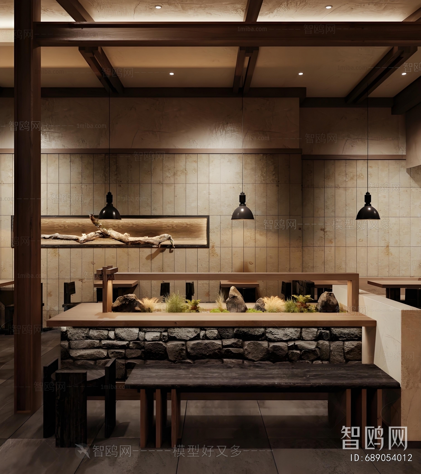 Wabi-sabi Style Restaurant