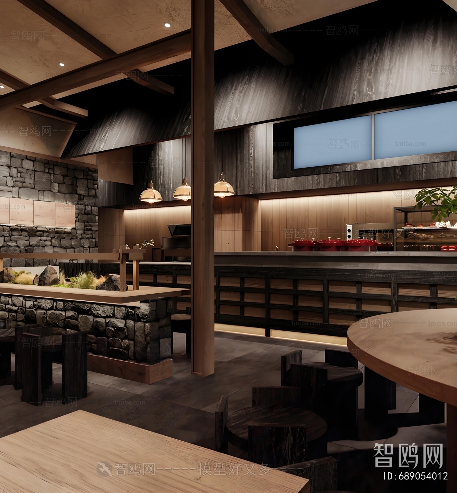 Wabi-sabi Style Restaurant