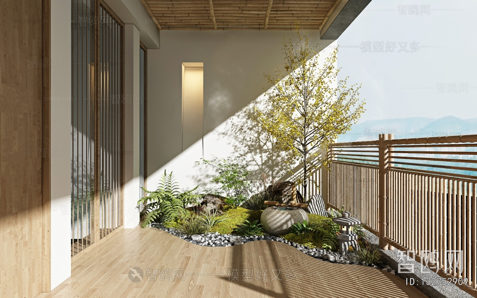 New Chinese Style Leisure Balcony
