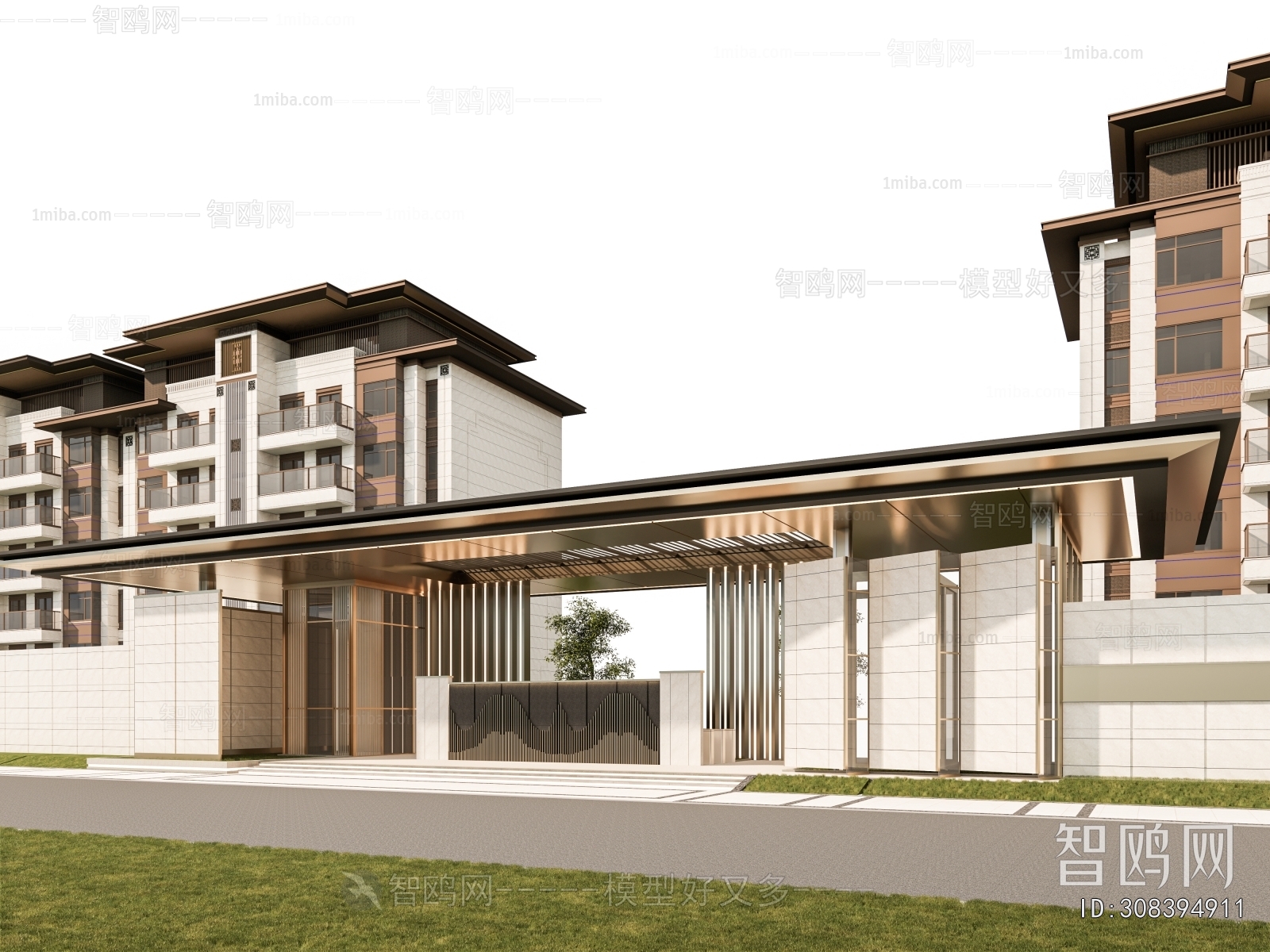 New Chinese Style Facade Element