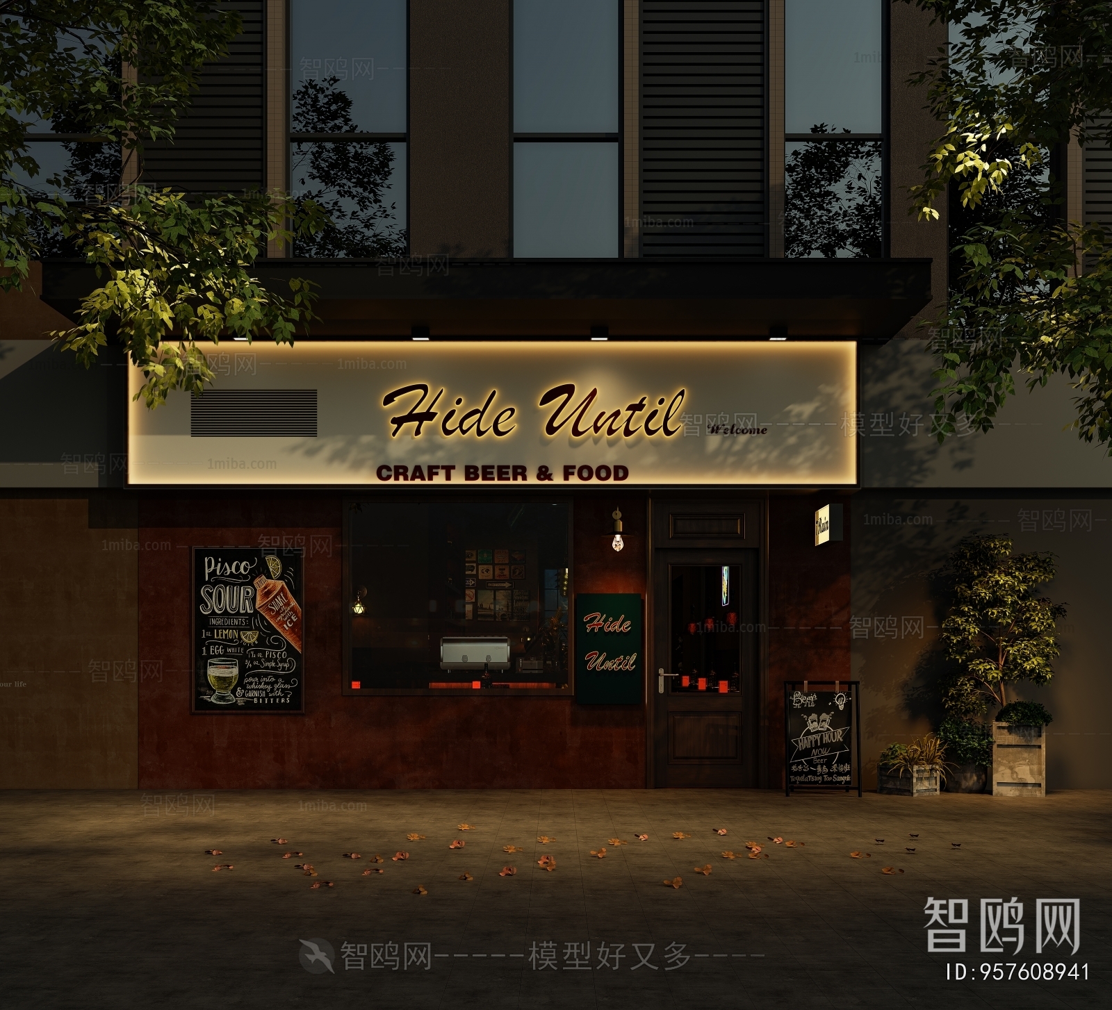 American Style Facade Element