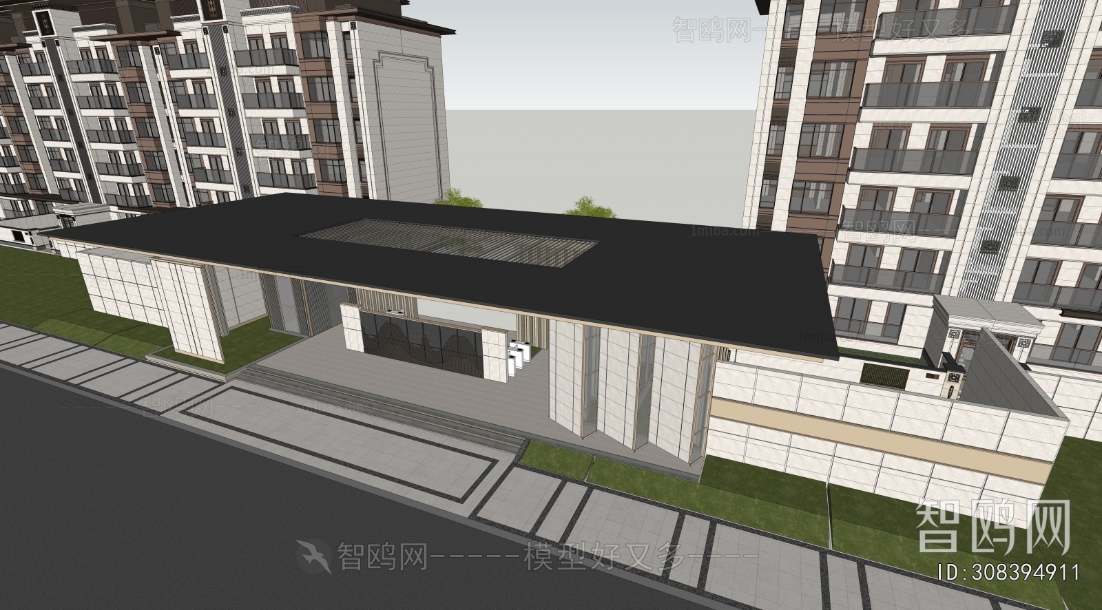 New Chinese Style Facade Element