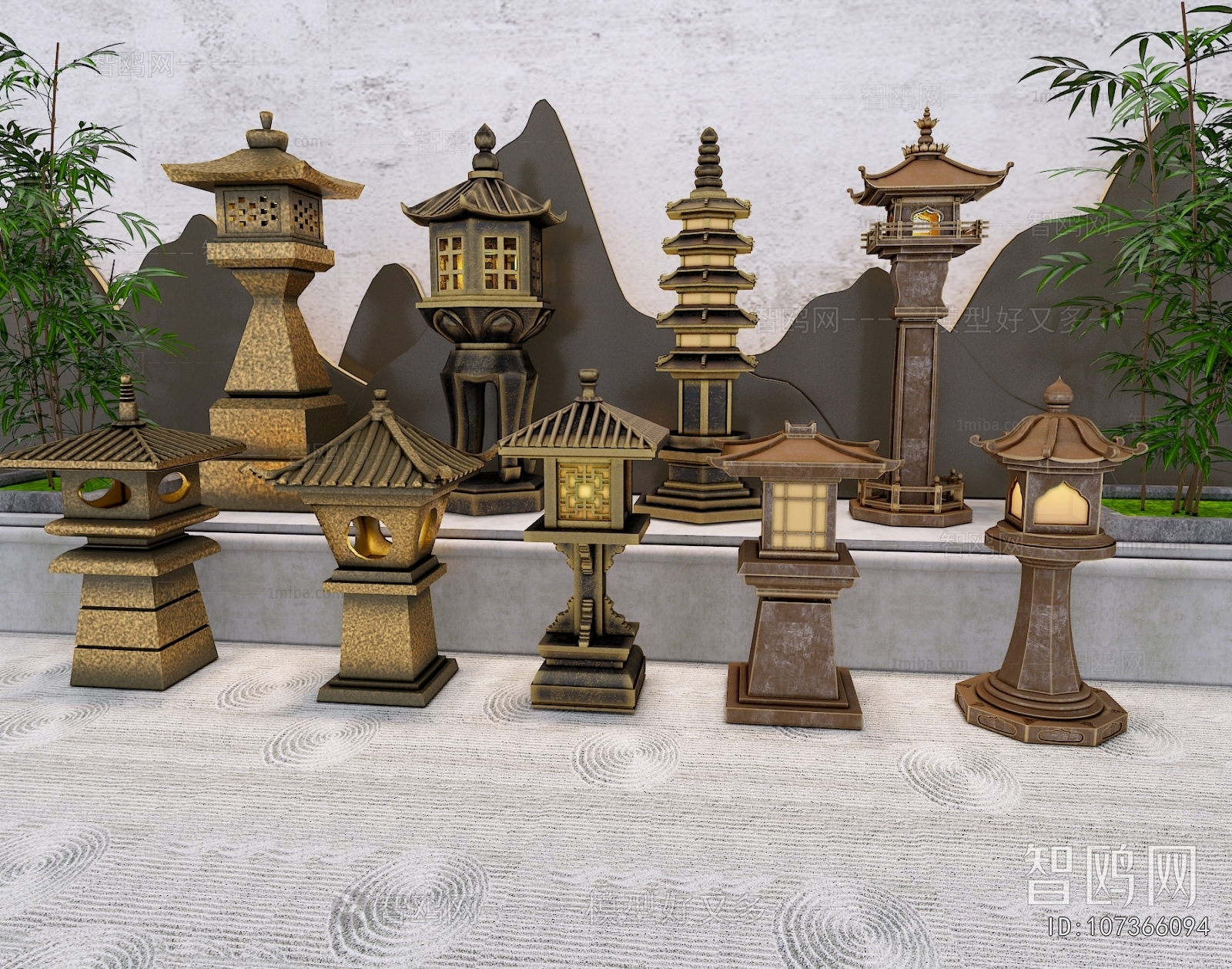 New Chinese Style Outdoor Light