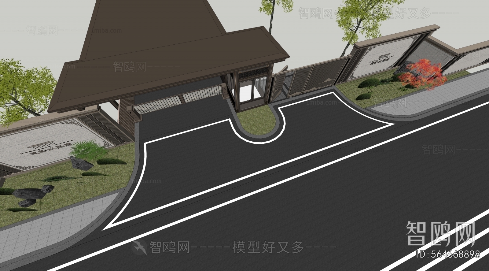 New Chinese Style Facade Element