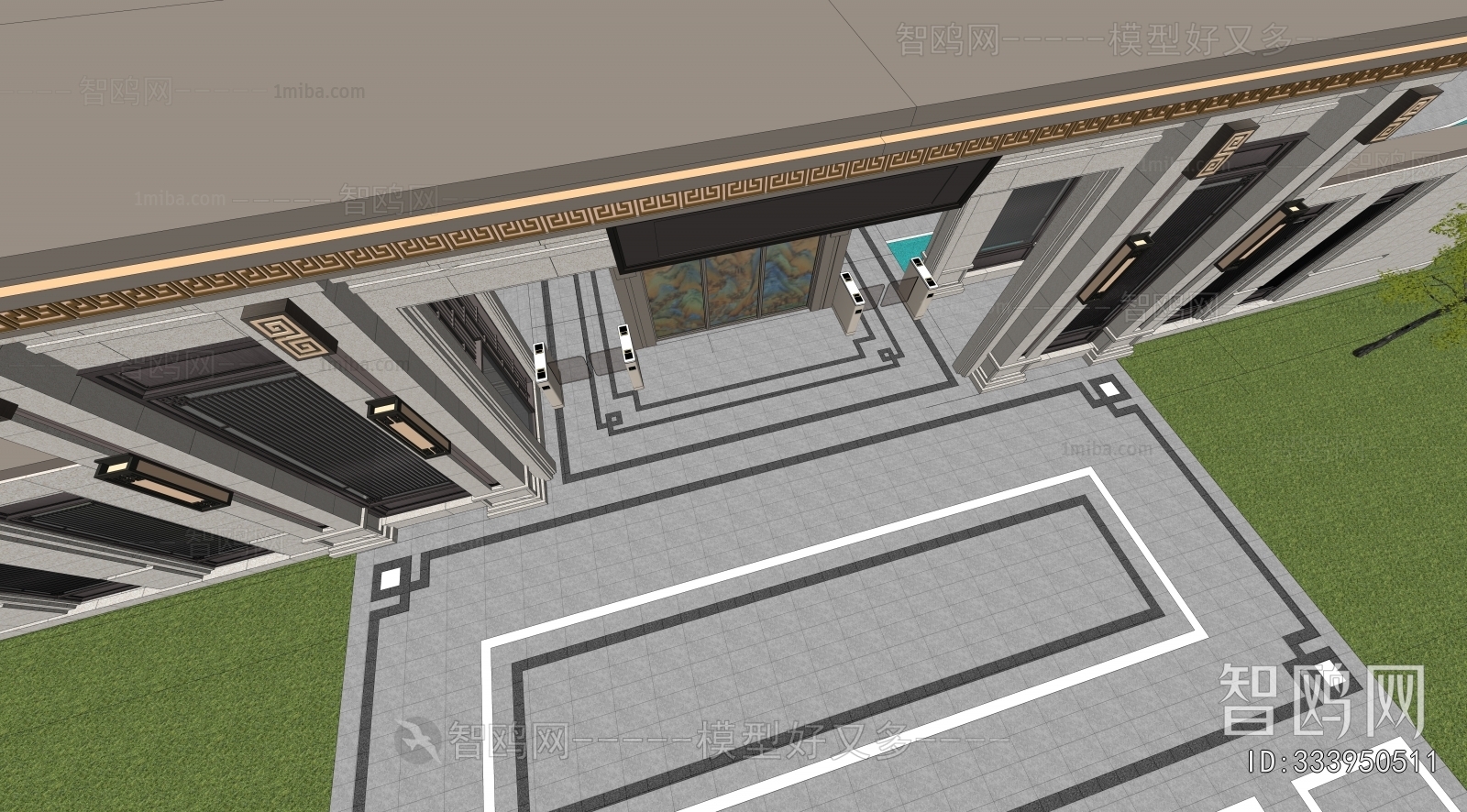 New Chinese Style Facade Element