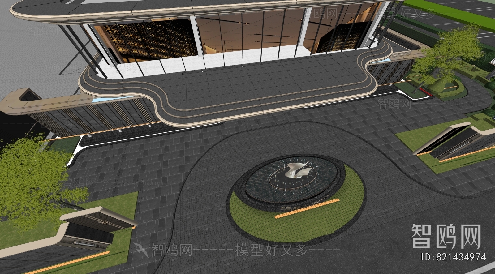 Modern Appearance Of Commercial Building