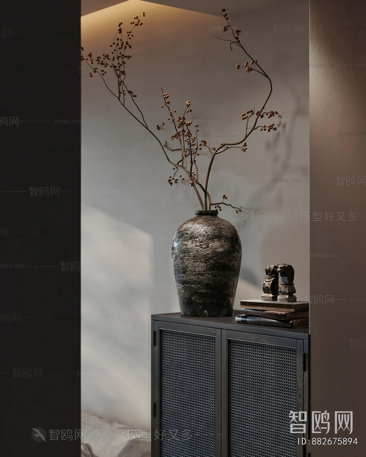 Wabi-sabi Style Dried Branch