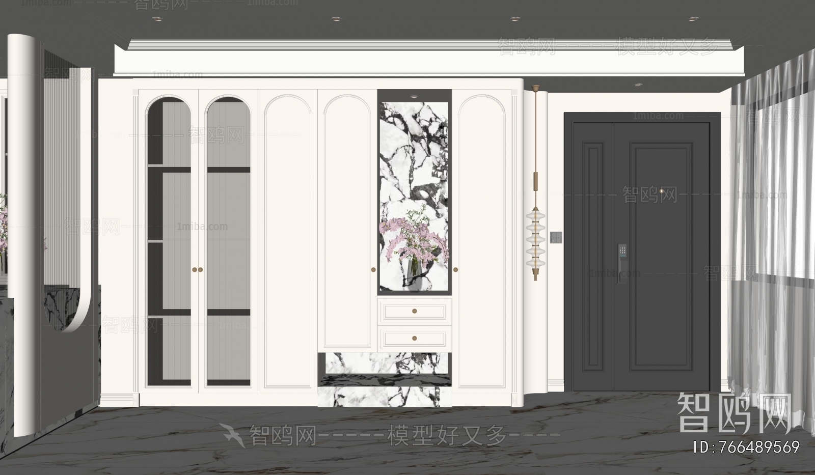 French Style Hallway