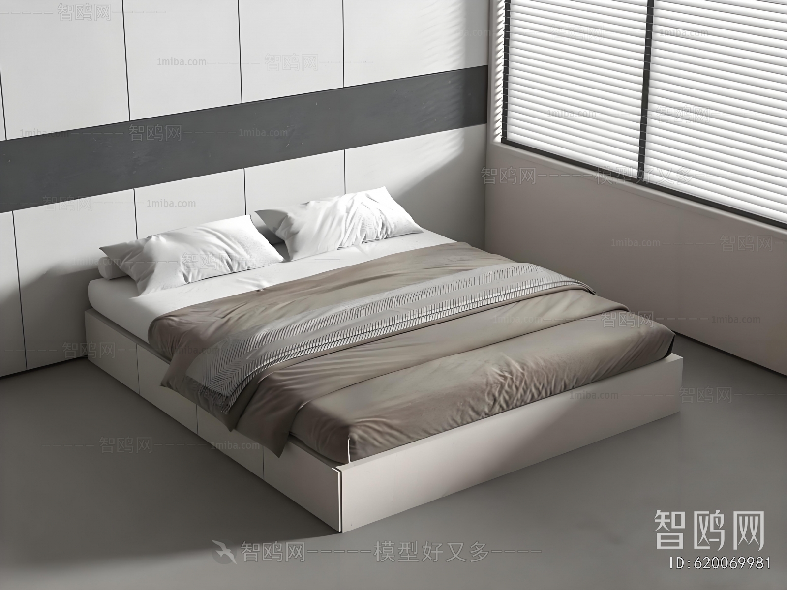 Modern Double Bed