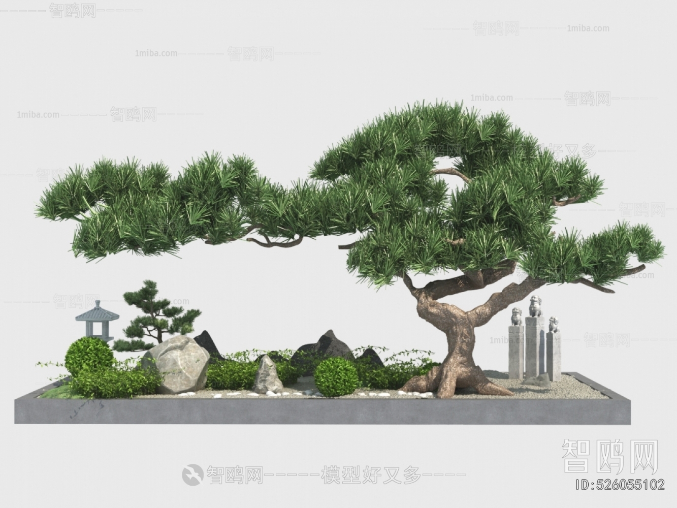 New Chinese Style Plant Landscaping