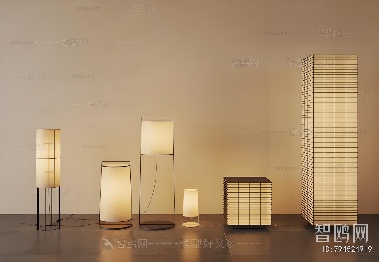 New Chinese Style Floor Lamp