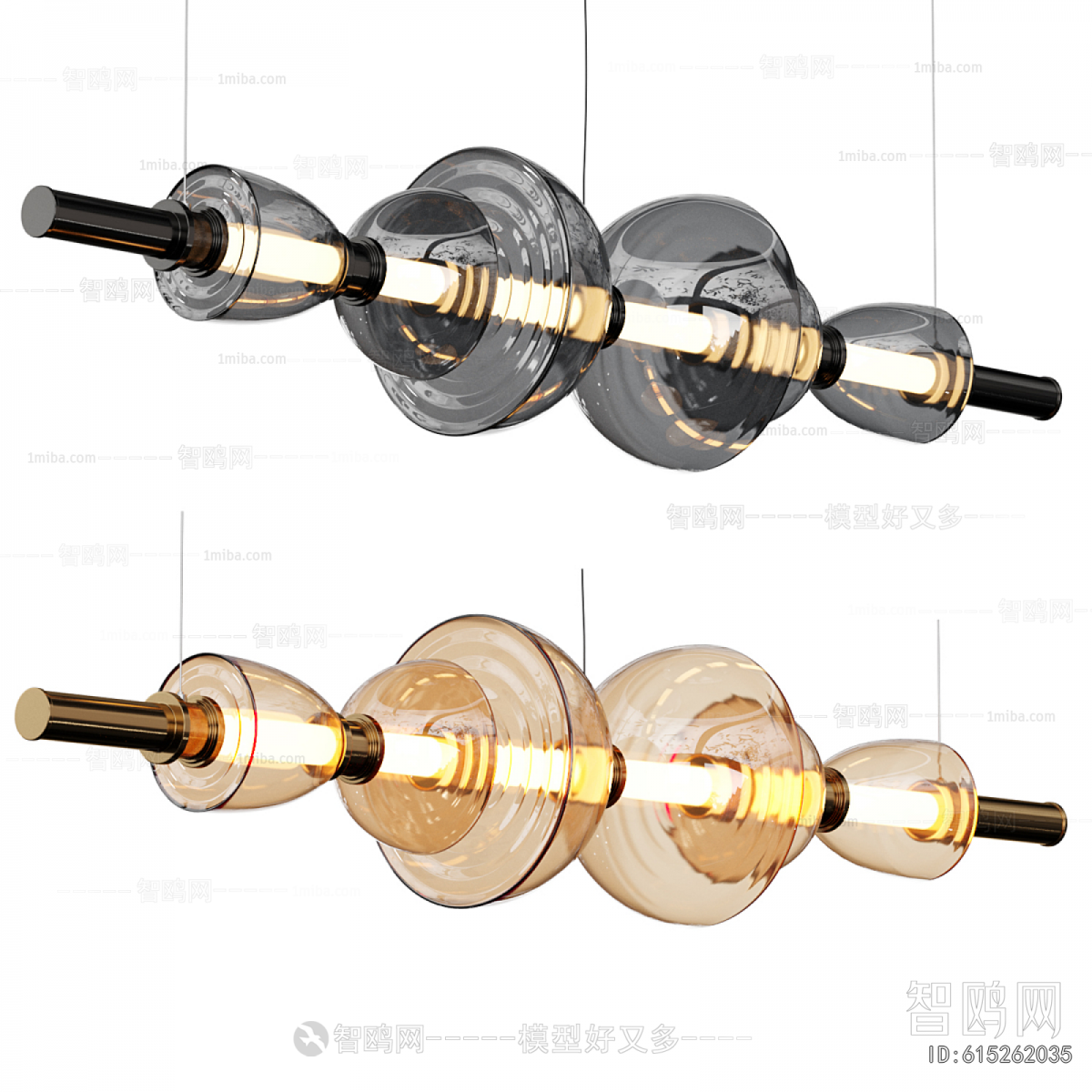 Modern Long Chandelier