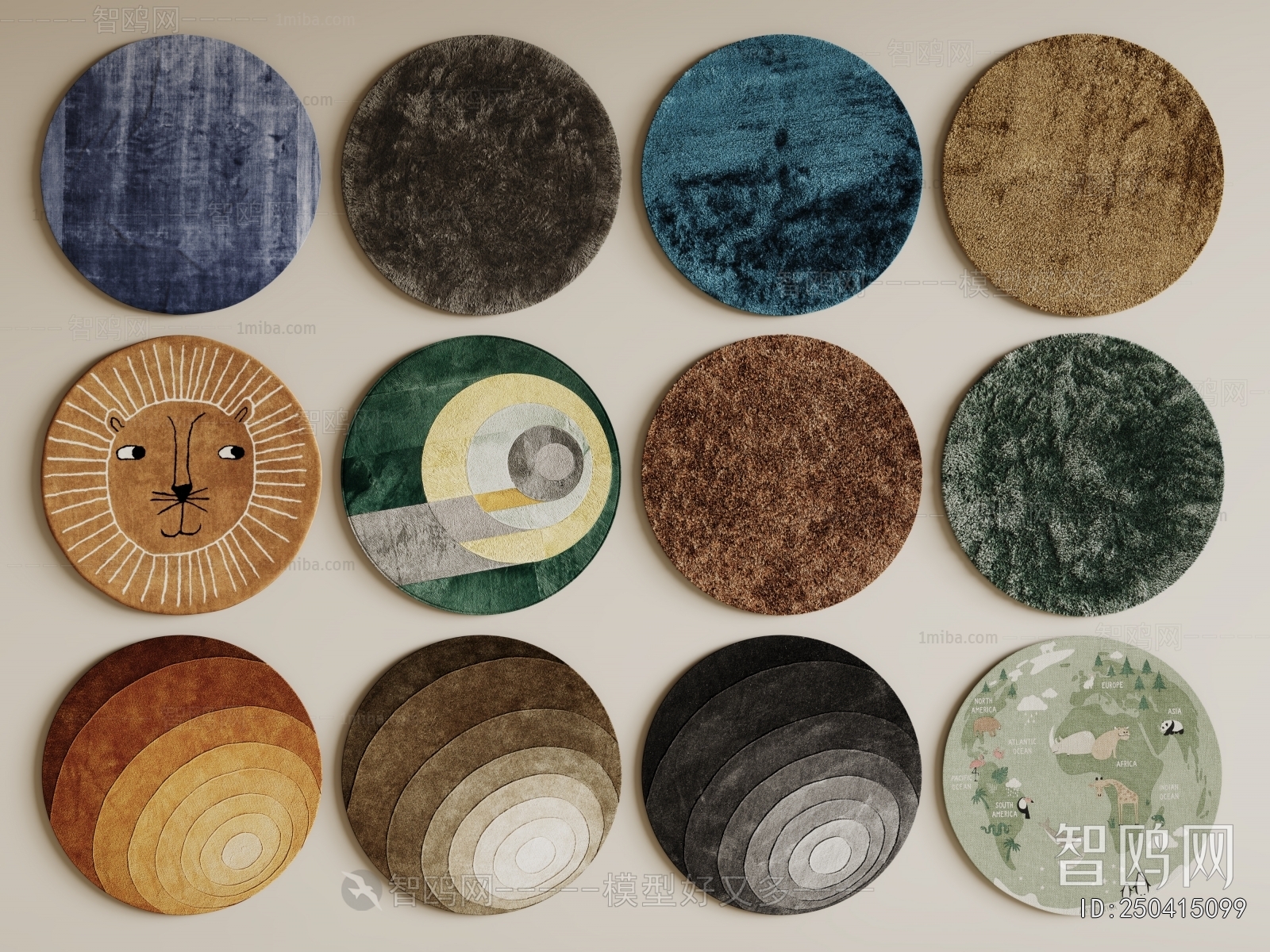 Modern Circular Carpet