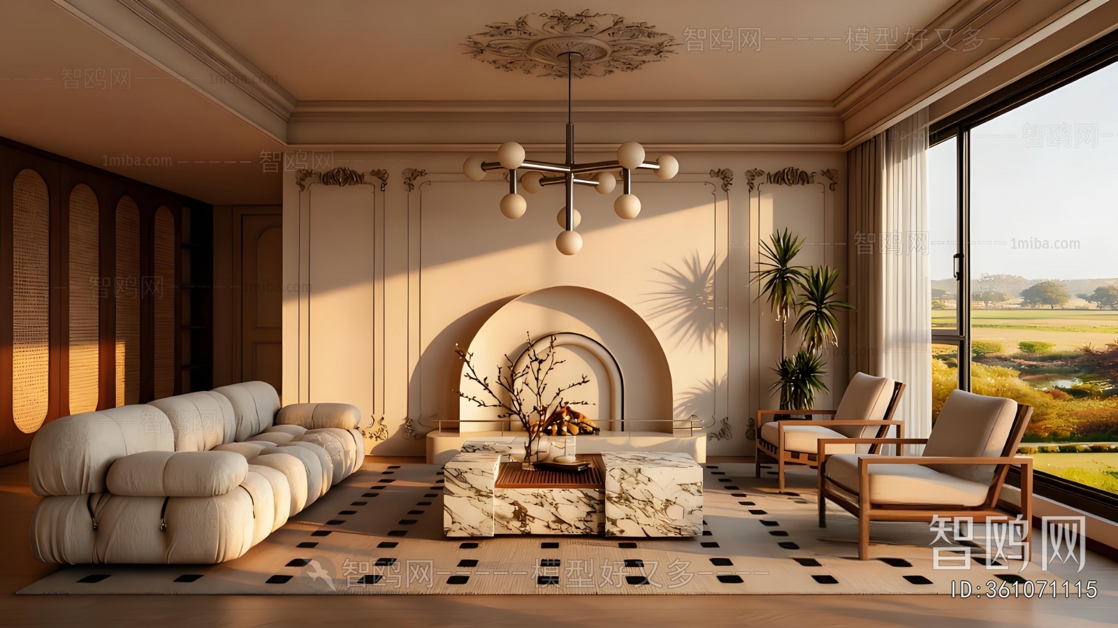 French Style A Living Room