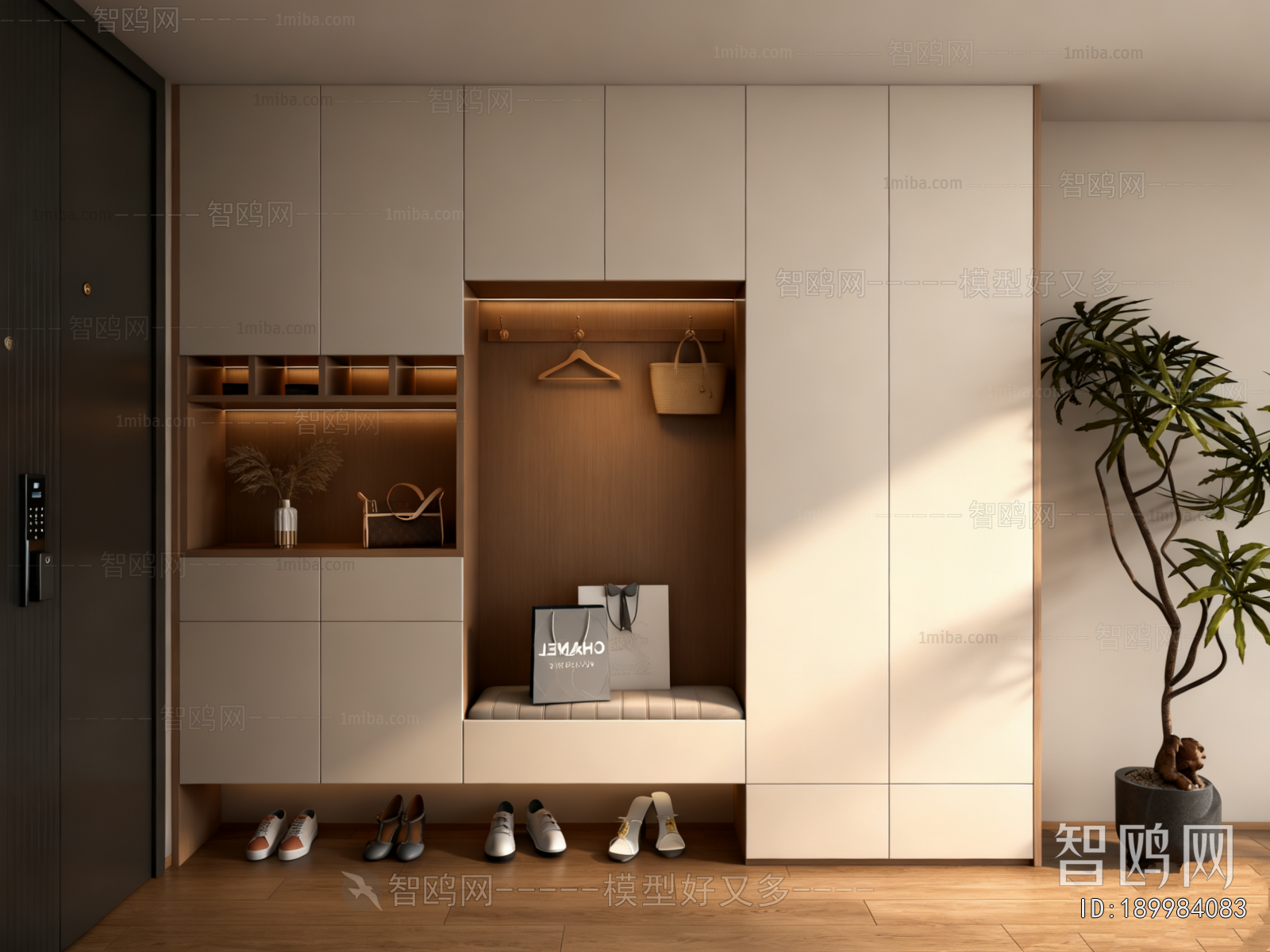 Modern Shoe Cabinet