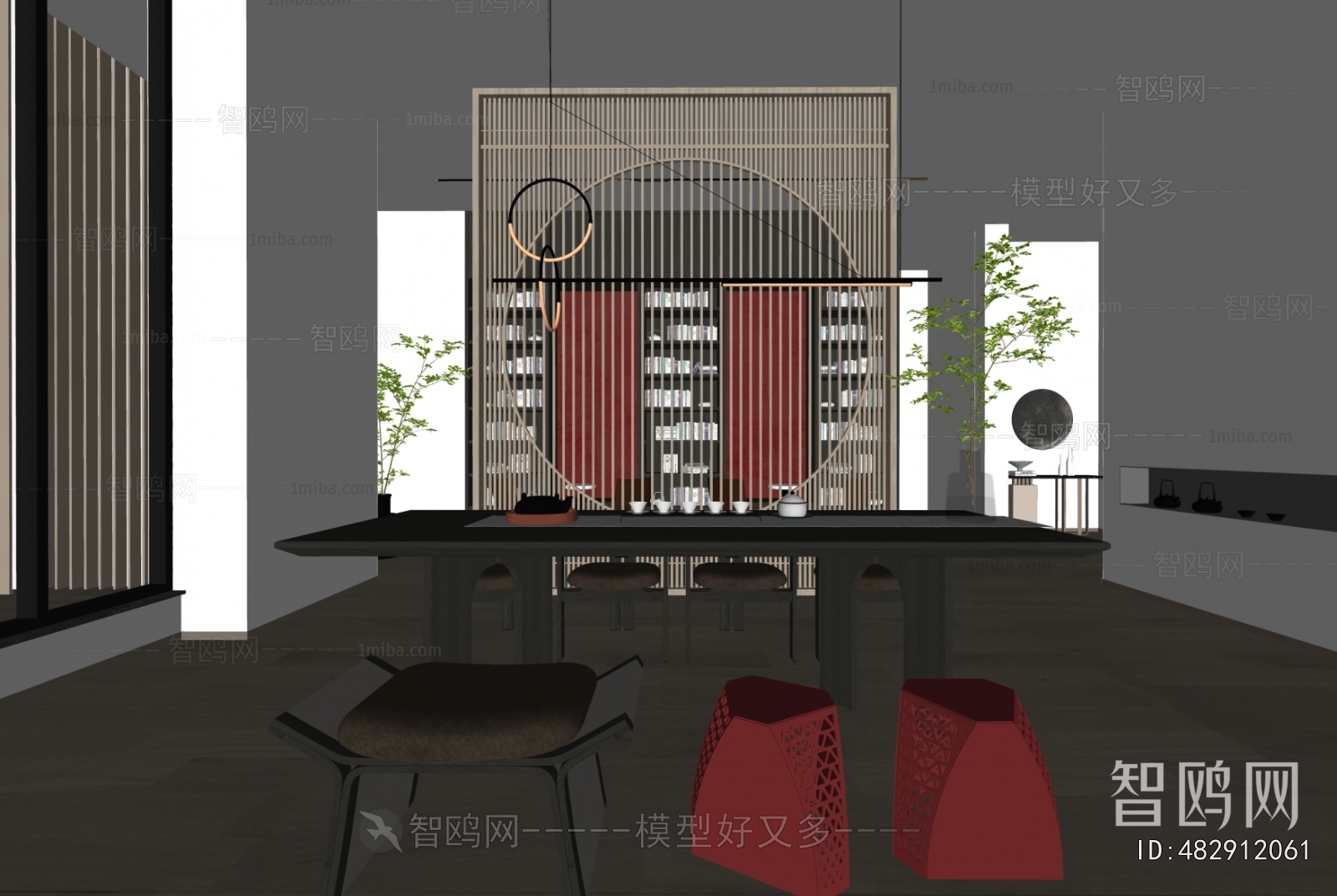 New Chinese Style Teahouse Tea House