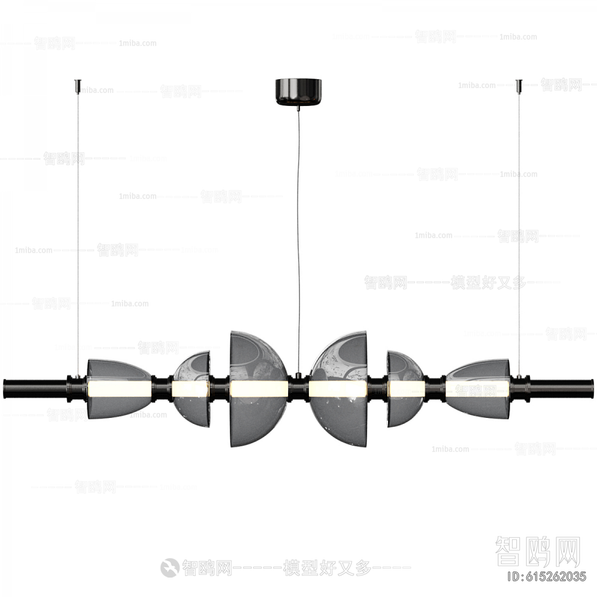 Modern Long Chandelier