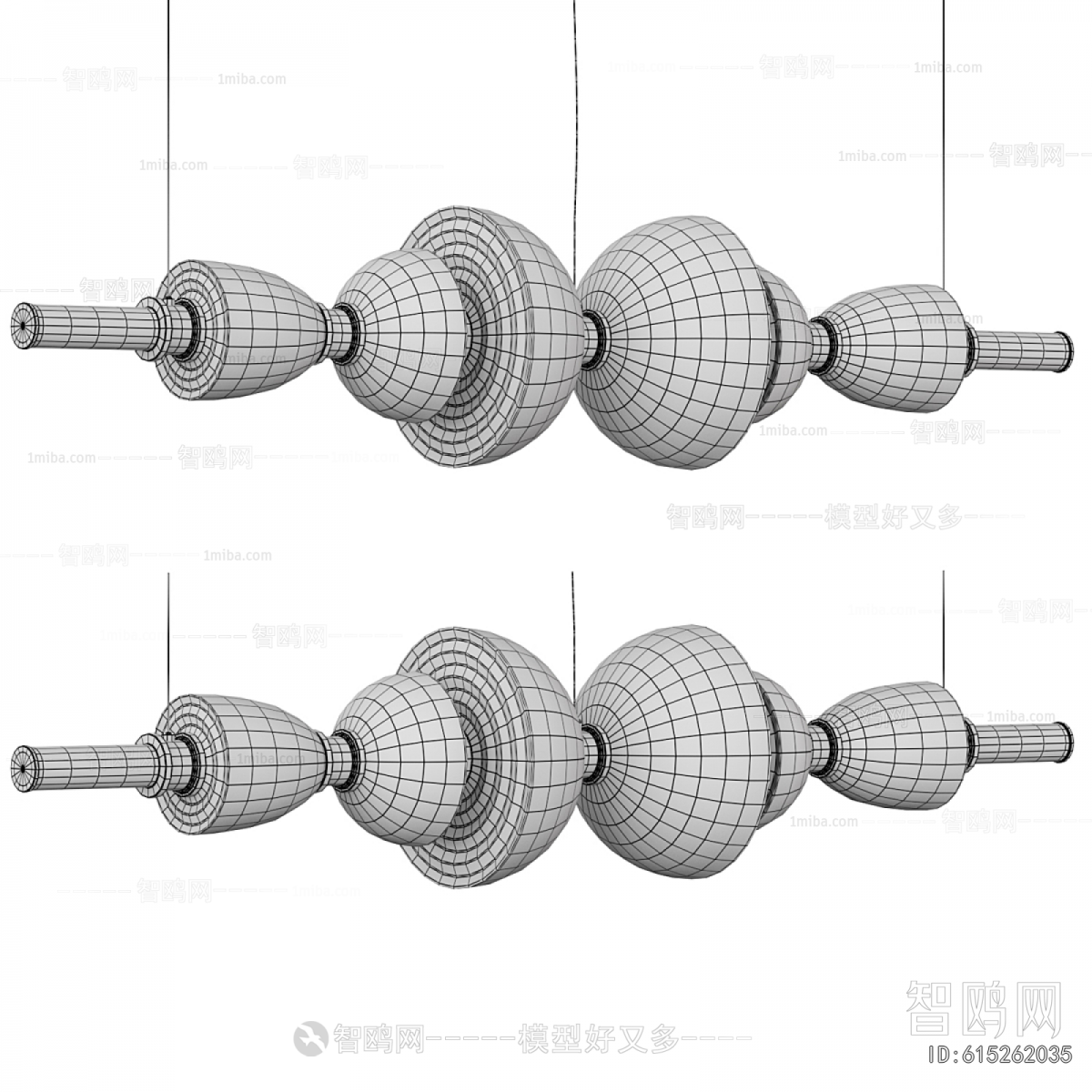 Modern Long Chandelier