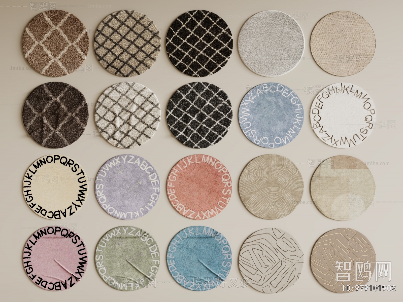 Modern Circular Carpet