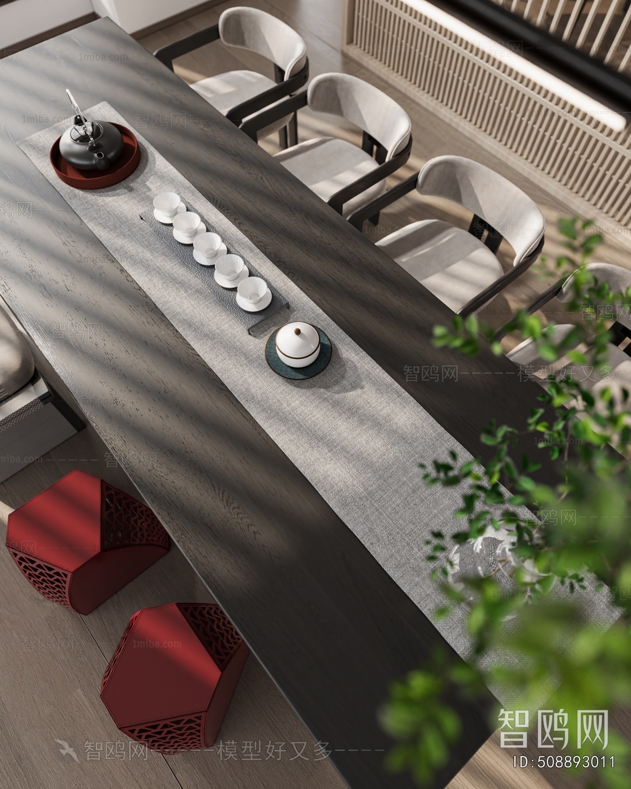 New Chinese Style Teahouse Tea House