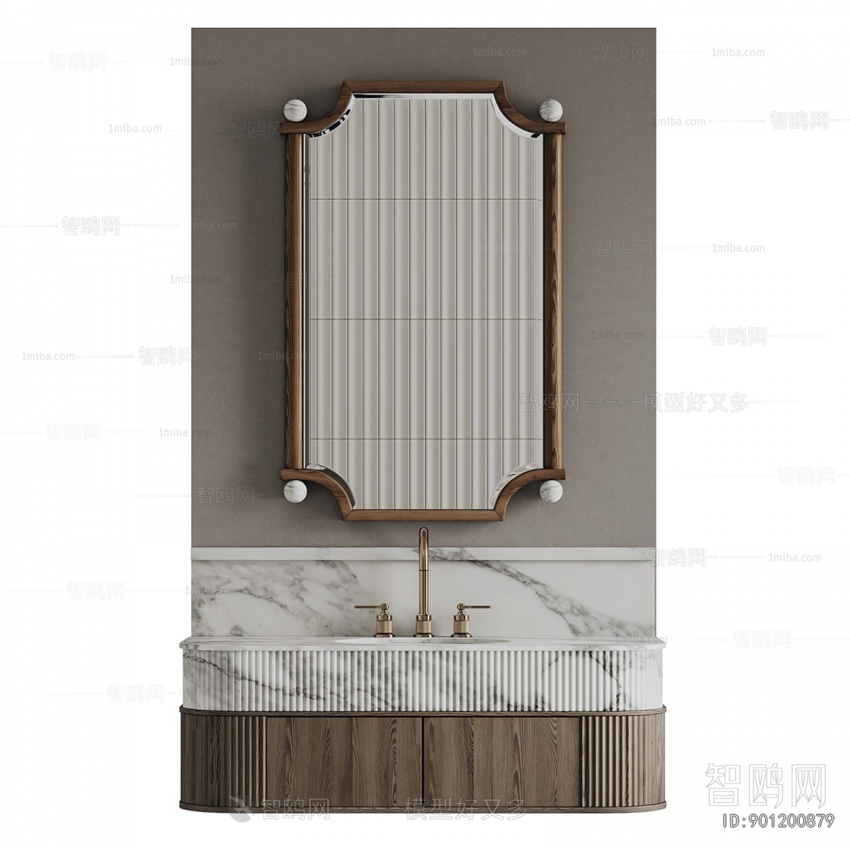 New Classical Style Bathroom Cabinet