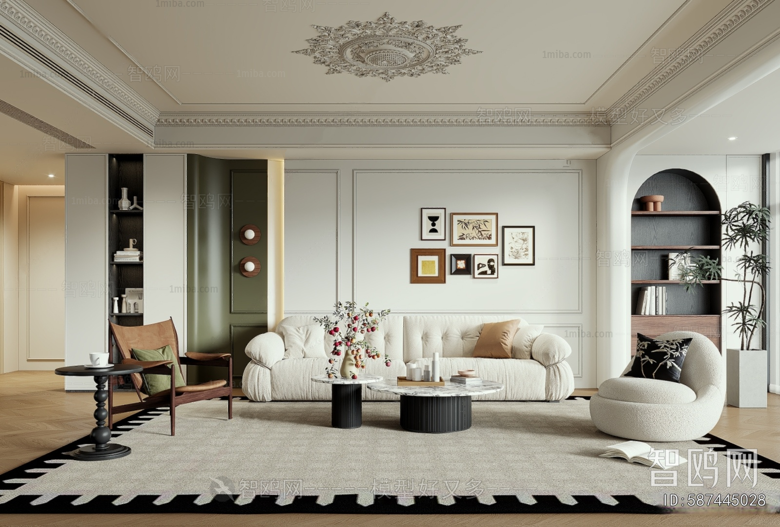 French Style A Living Room