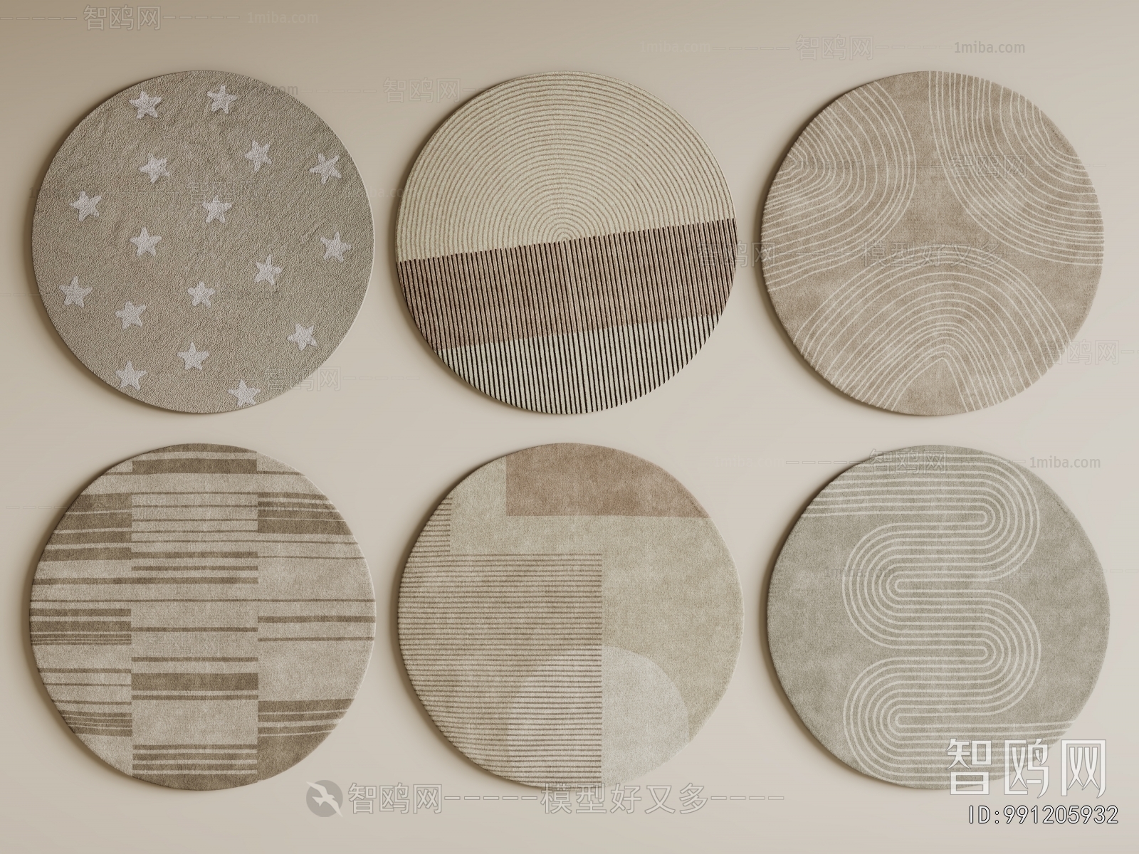 Modern Circular Carpet