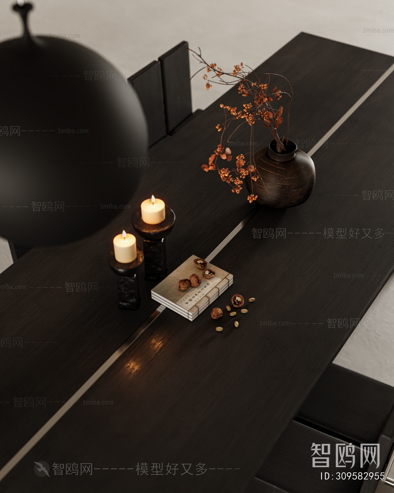 Wabi-sabi Style Dining Room