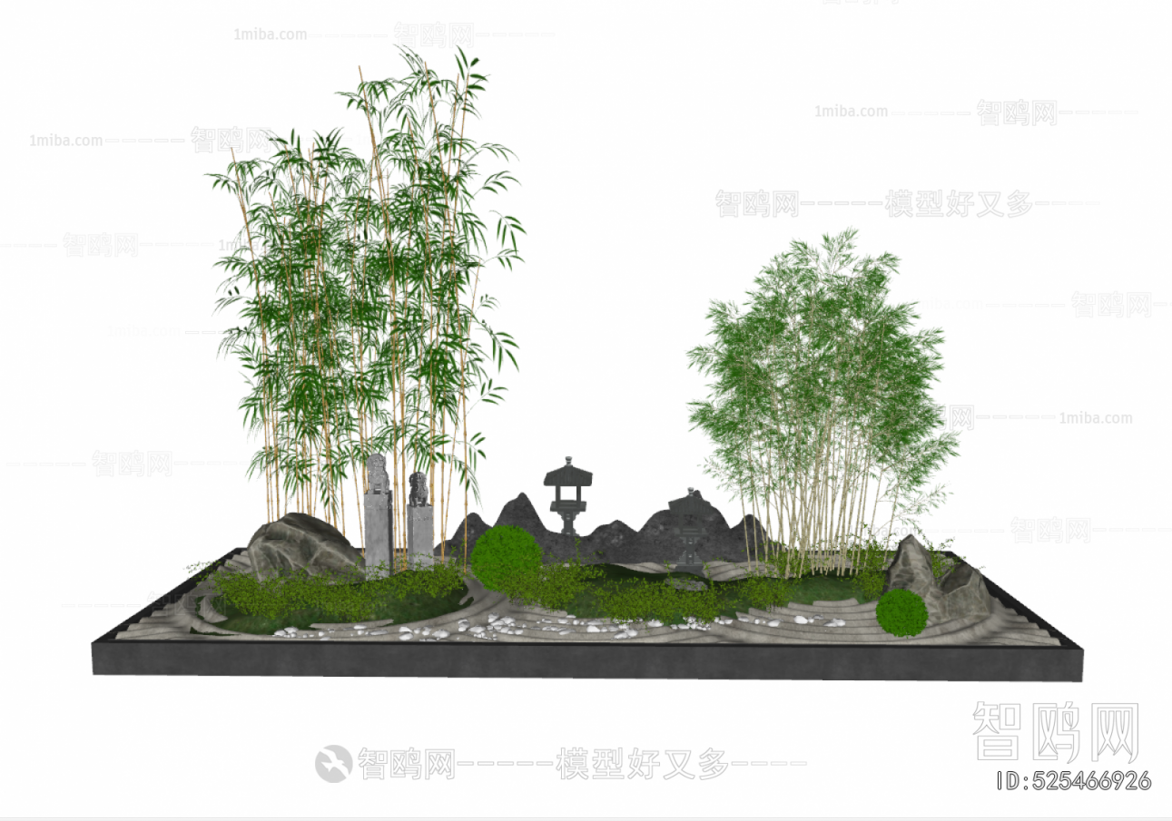 New Chinese Style Plant Landscaping