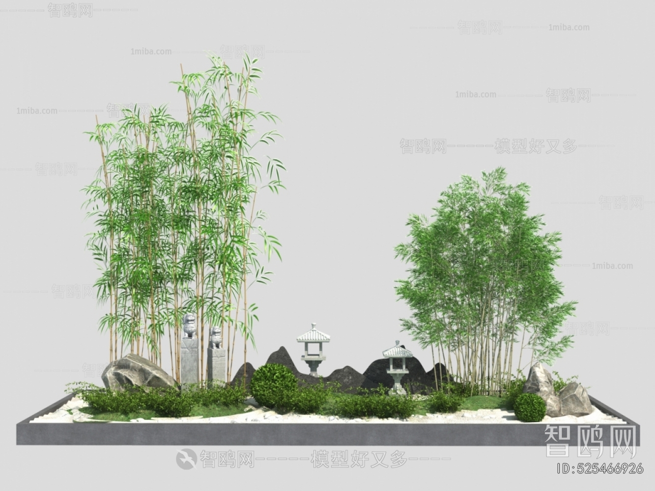 New Chinese Style Plant Landscaping