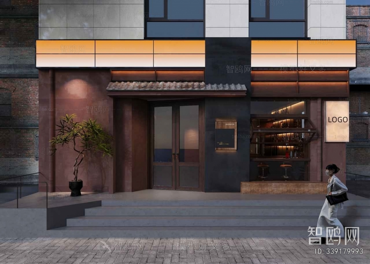 Industrial Style Facade Element