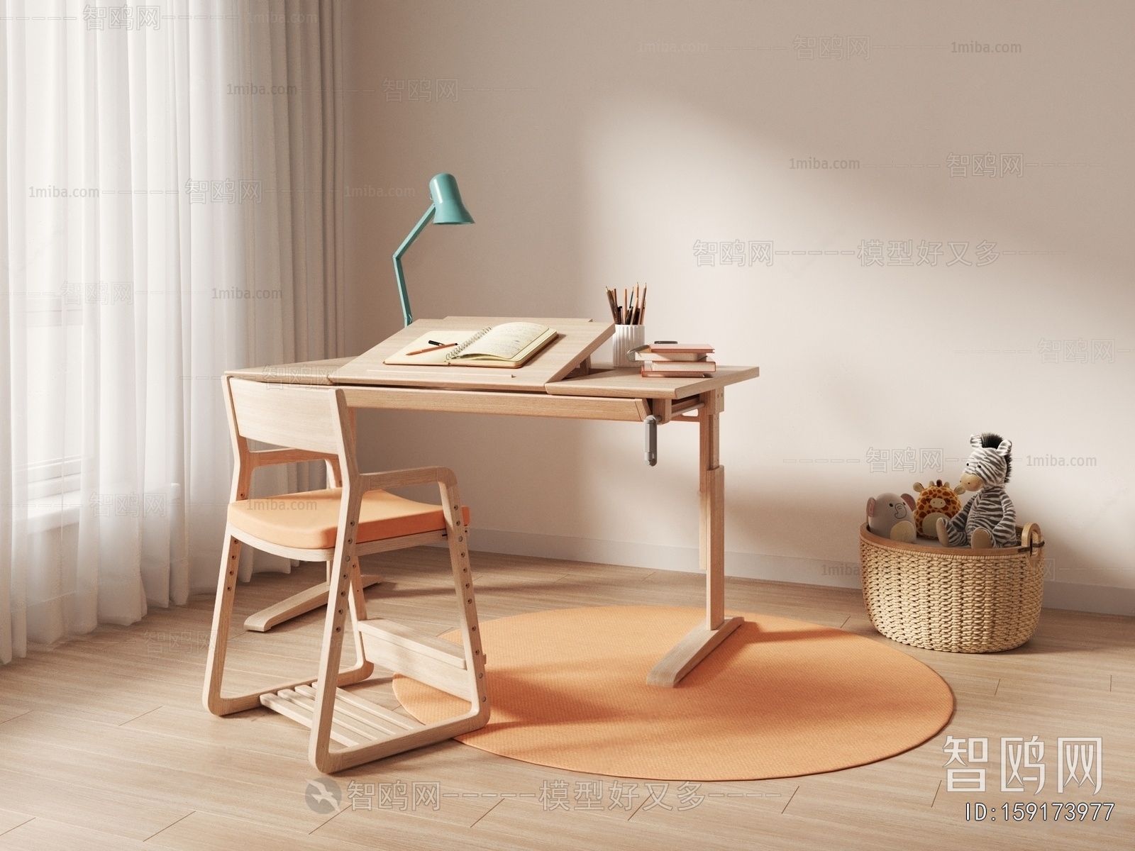 Modern Computer Desk And Chair