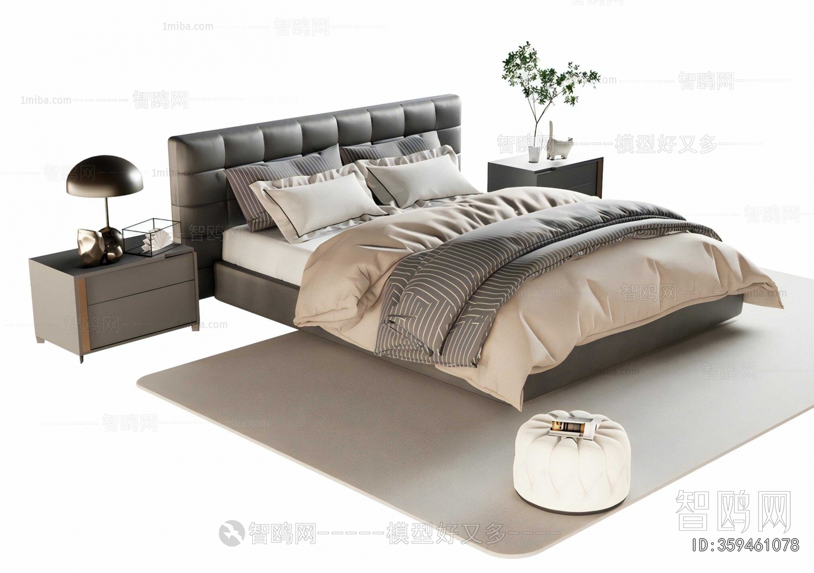 Modern Double Bed