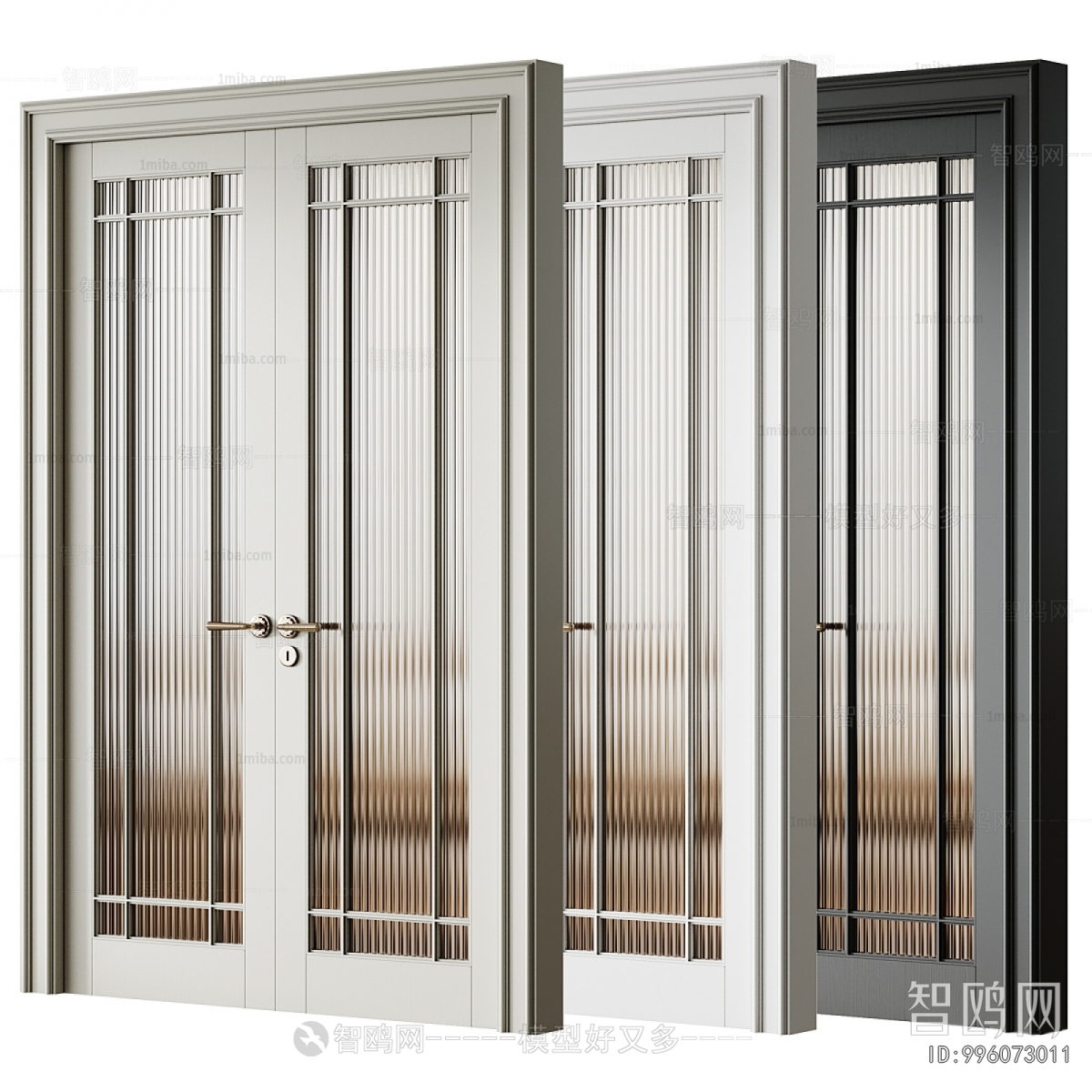 Modern Double Door