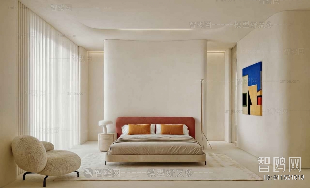 Wabi-sabi Style Bedroom