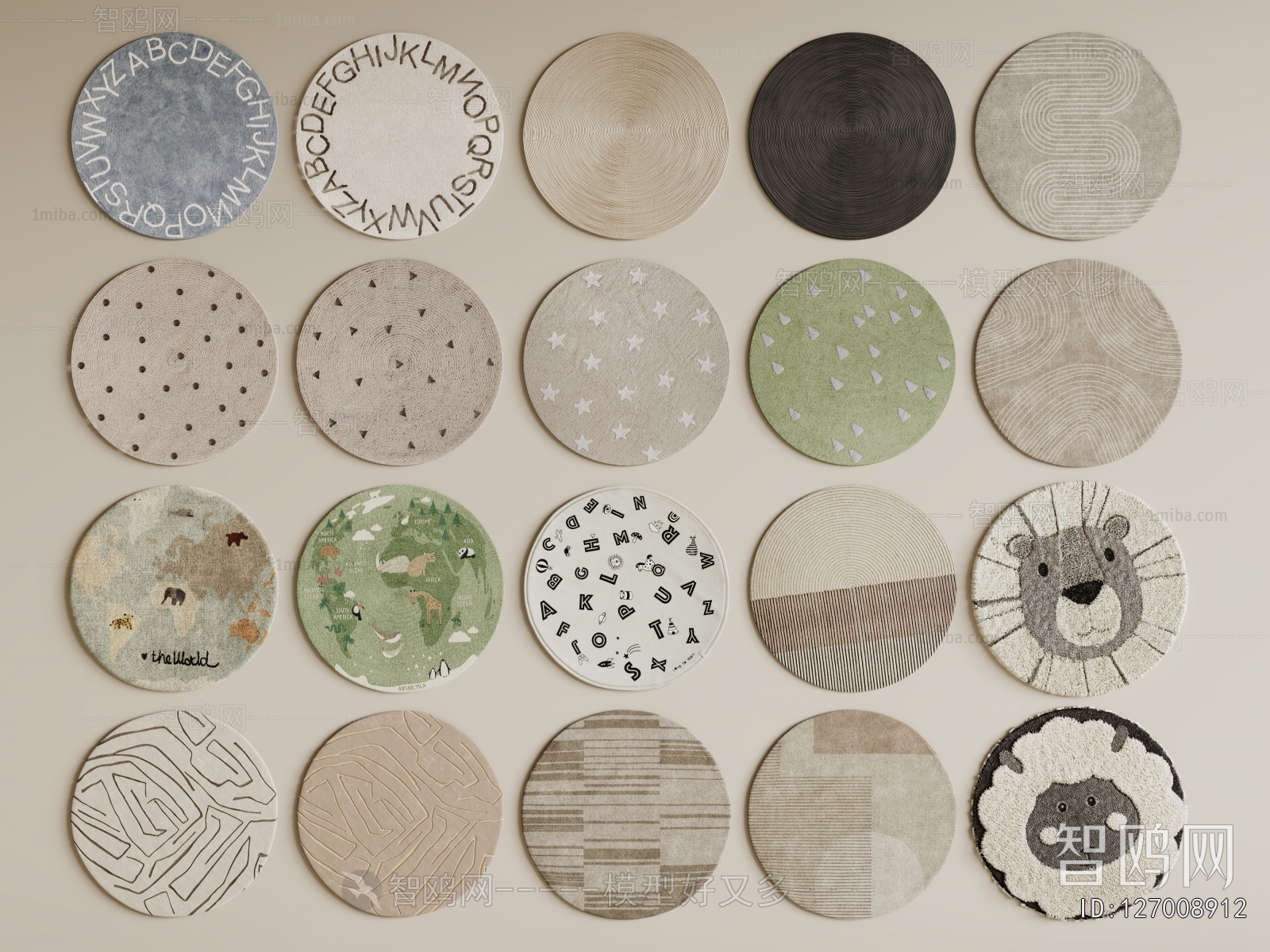 Modern Circular Carpet