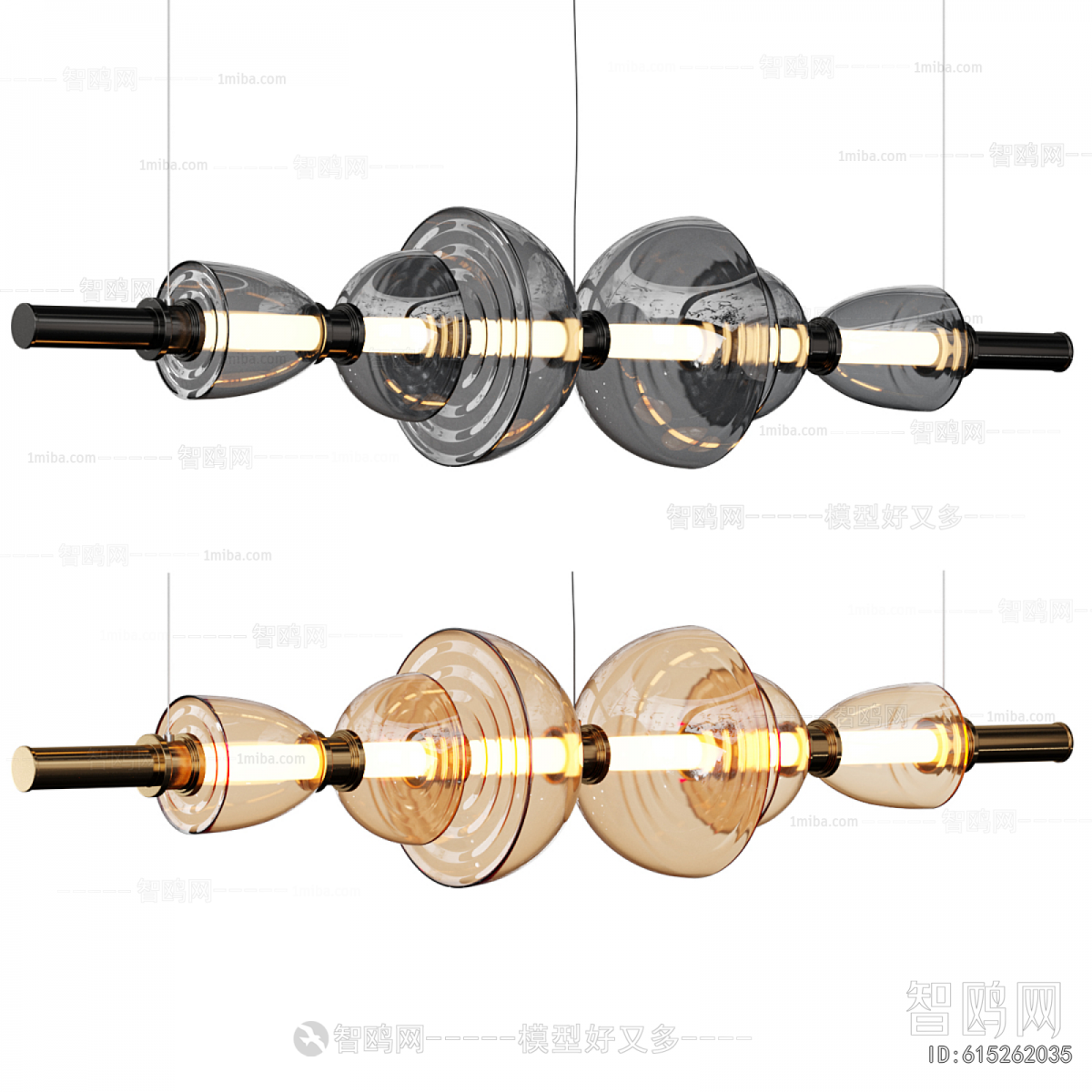 Modern Long Chandelier