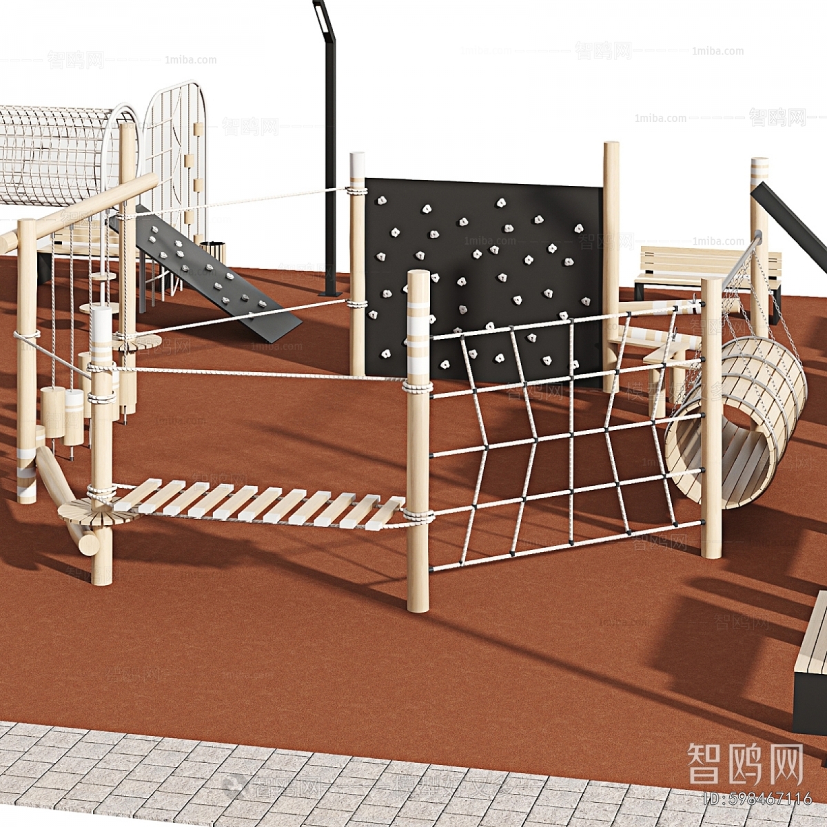 Modern Park Landscape