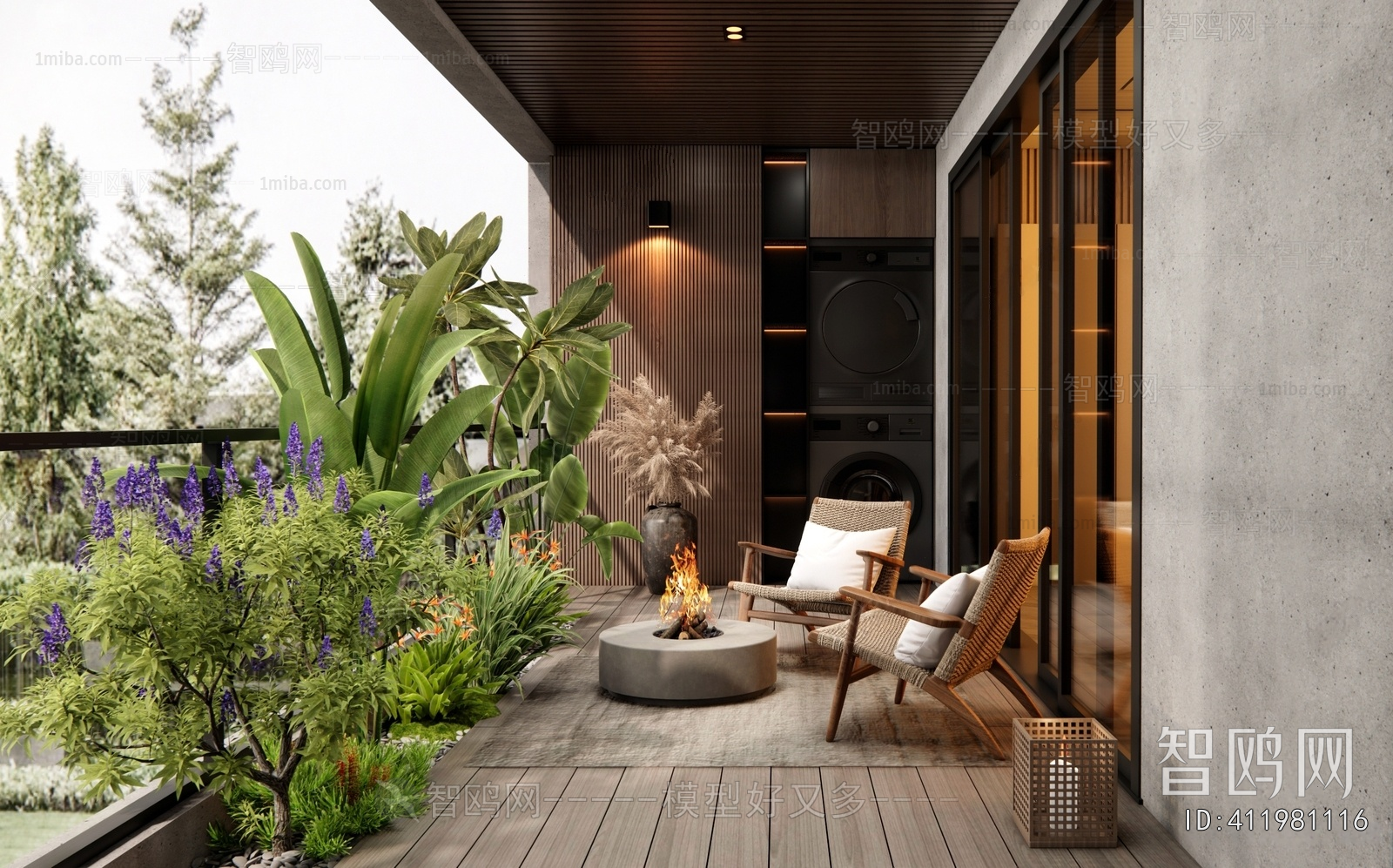 Modern Leisure Balcony