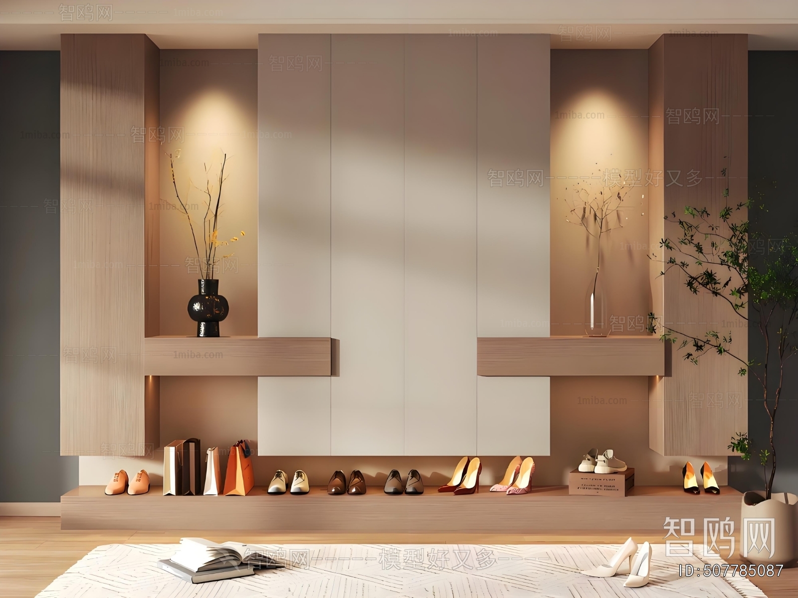 Modern Shoe Cabinet