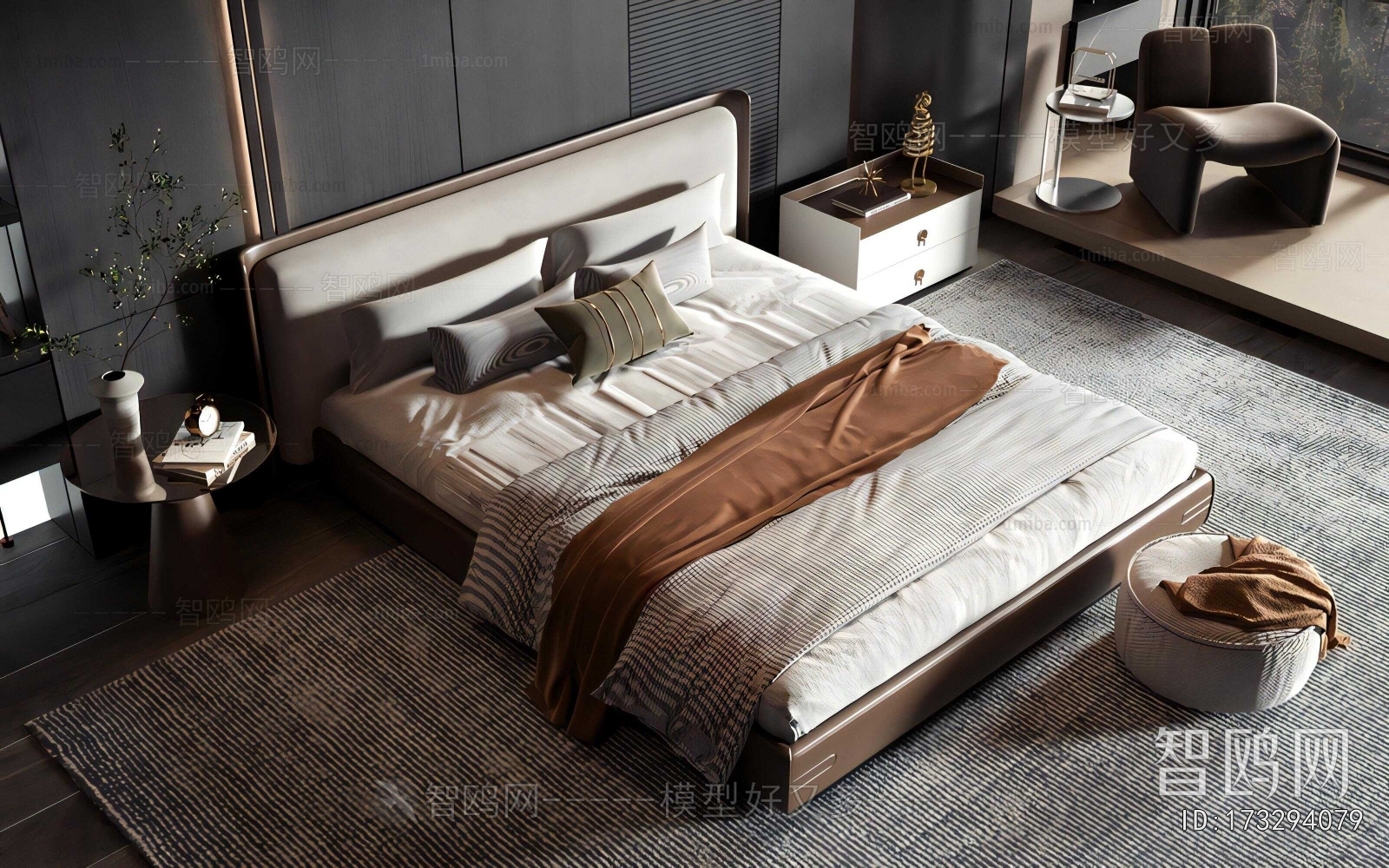 Modern Double Bed