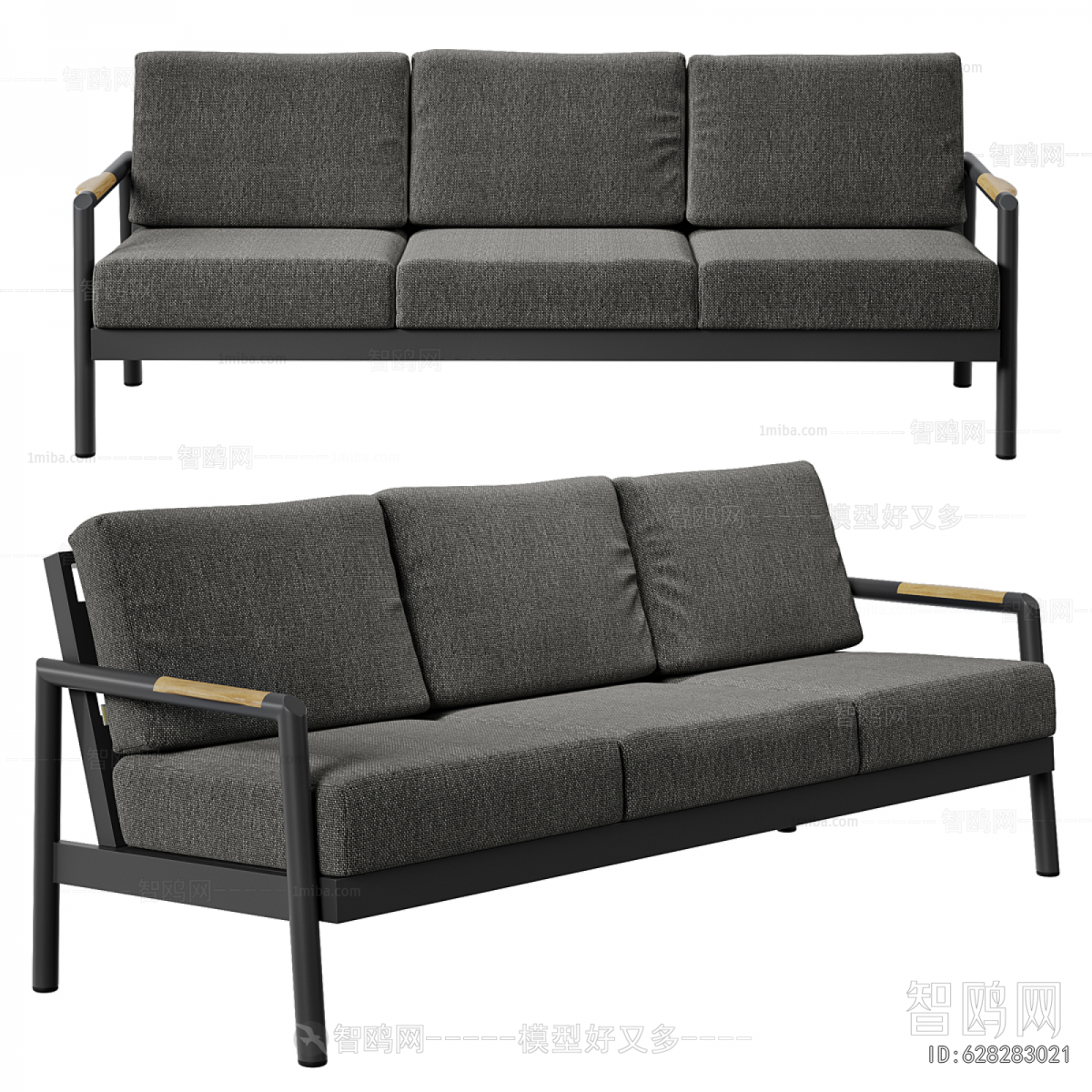 Modern Three-seat Sofa